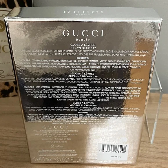 Gucci Beauty Plumping Lip Gloss Trio set - Picture 2 of 2